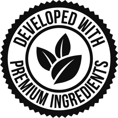 Developed With Premium Ingredients Badge